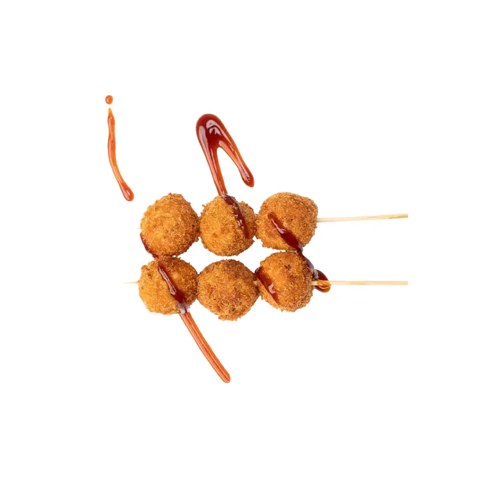 Kushikatsu boulettes de poulet