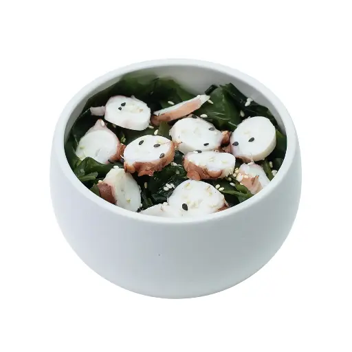 [5A] Salade d'algues wakame au poulpe