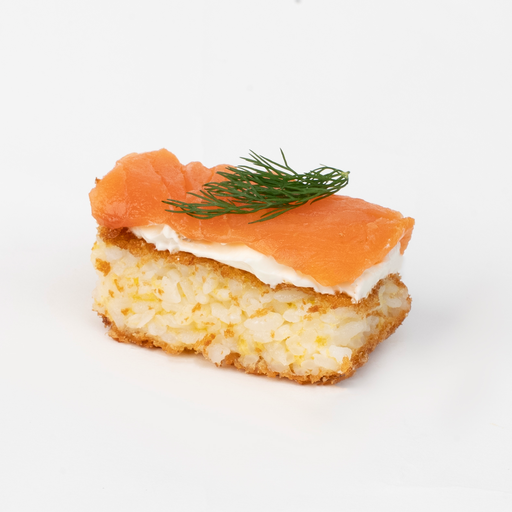 [265] Sushi Panko saumon fumé et fromage à la crème